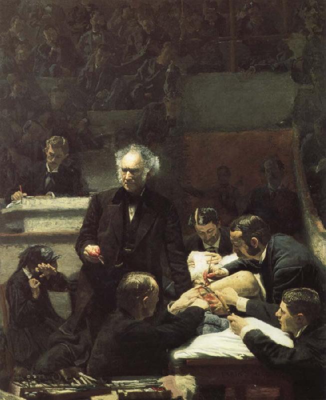 Thomas Eakins Gross doctor's clinical course oil painting picture